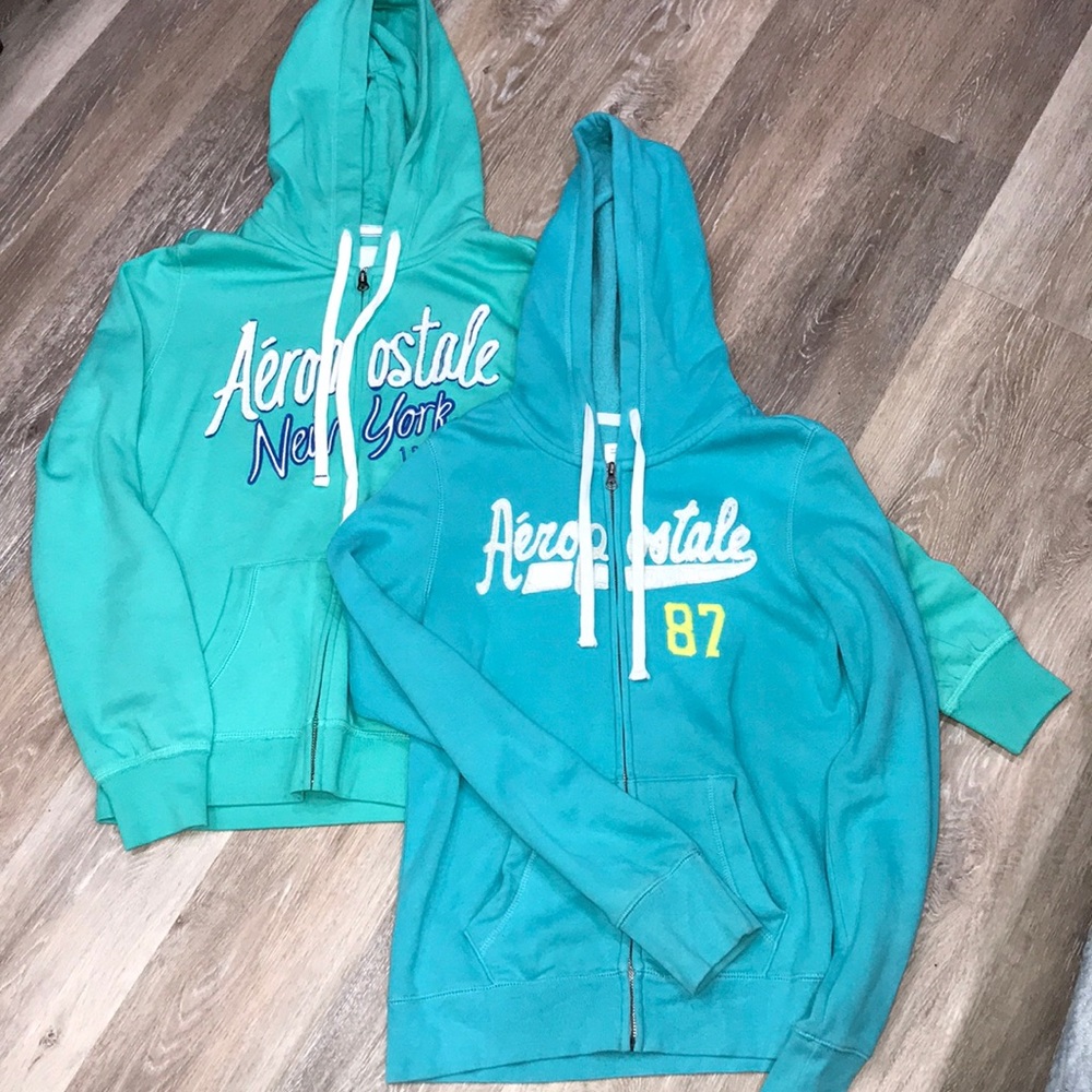 Aeropostale zip up jackets